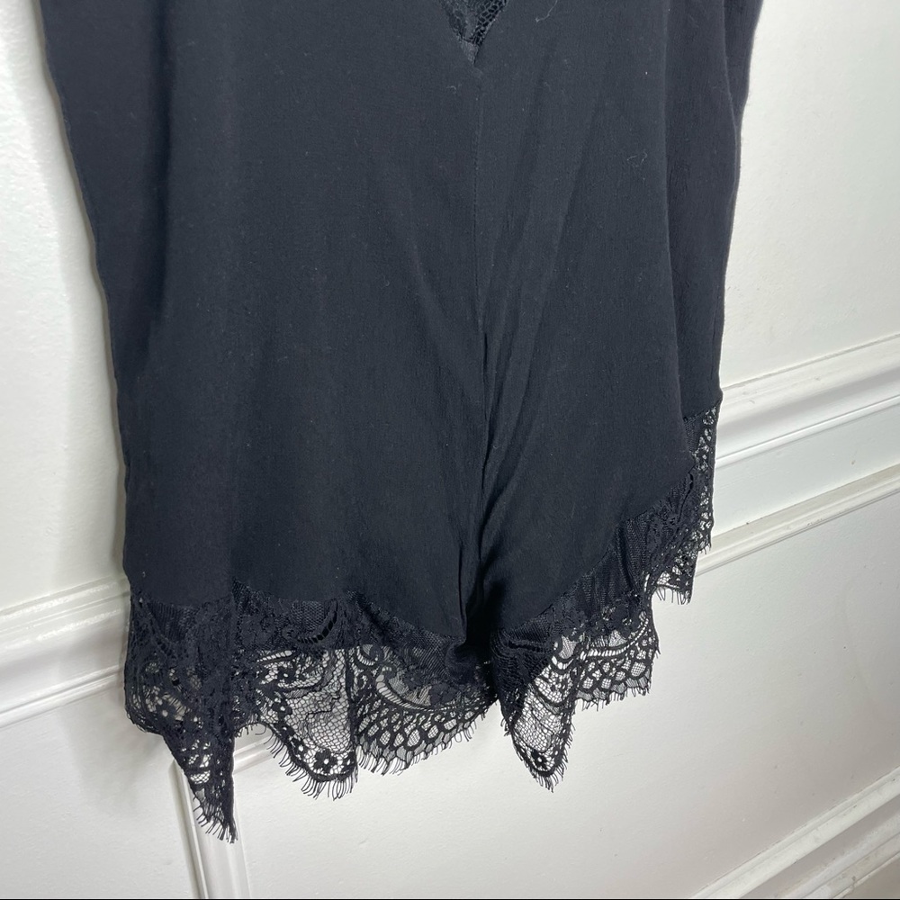 Revolve by the way. Black Lace Romper Women's S - Picture 7 of 10